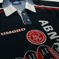 1997/98 Michael Laudrup #11 Ajax Vintage Umbro Away Football Shirt (L/XL)