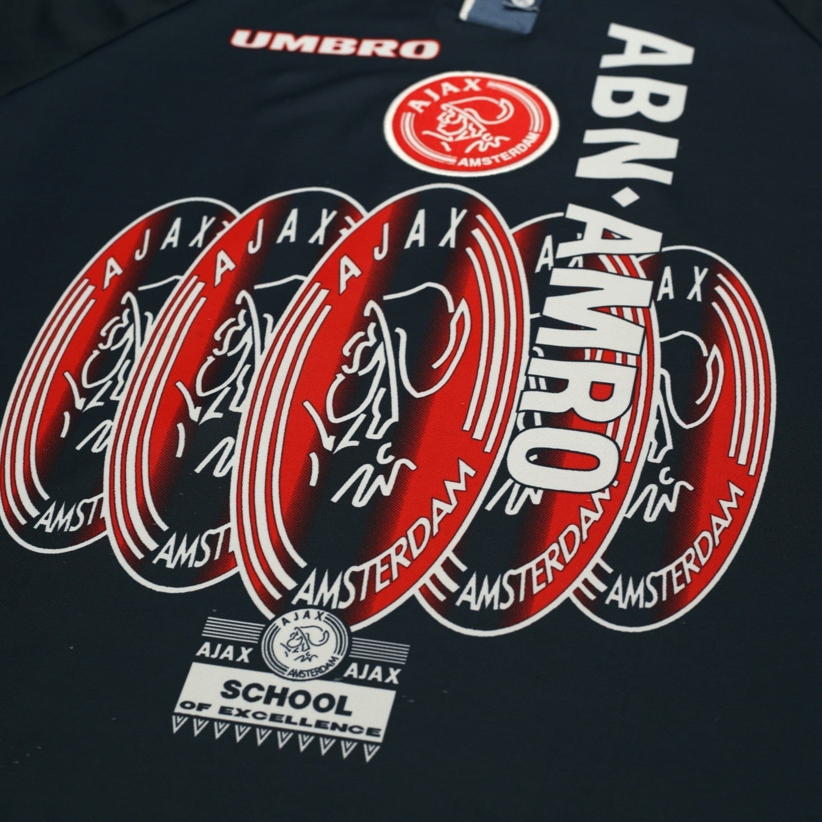 1997/98 Michael Laudrup #11 Ajax Vintage Umbro Away Football Shirt (L/XL)