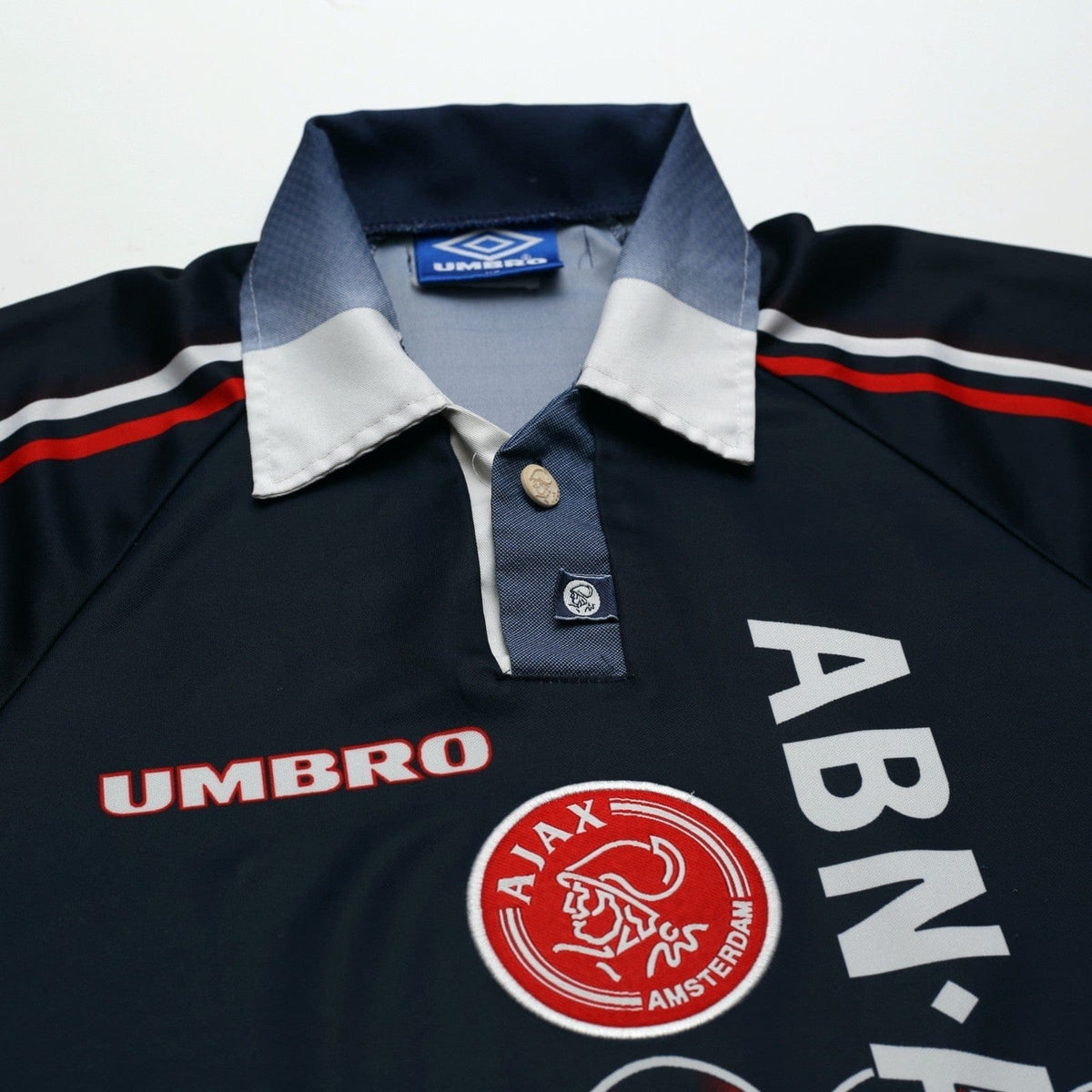 1997/98 Michael Laudrup #11 Ajax Vintage Umbro Away Football Shirt (L/XL)