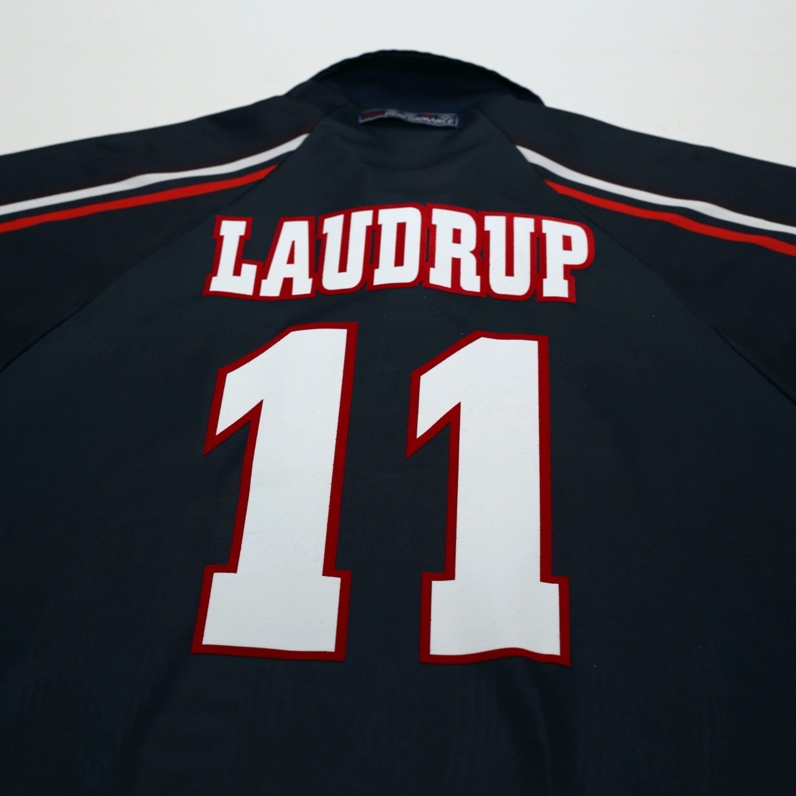 1997/98 Michael Laudrup #11 Ajax Vintage Umbro Away Football Shirt (L/XL)