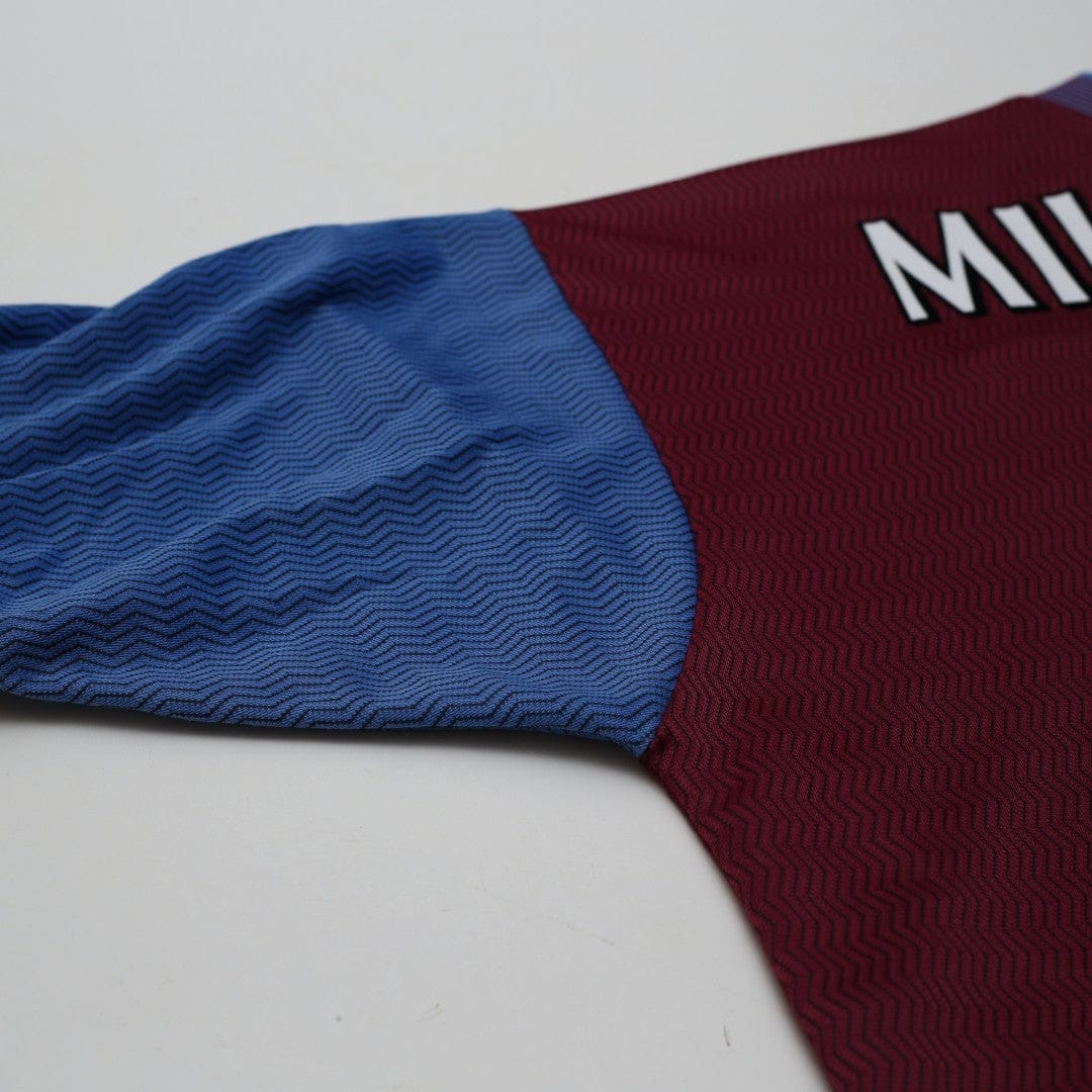1997/98 Milosevic #9 Aston Villa Vintage Reebok Home Football Shirt (XL)