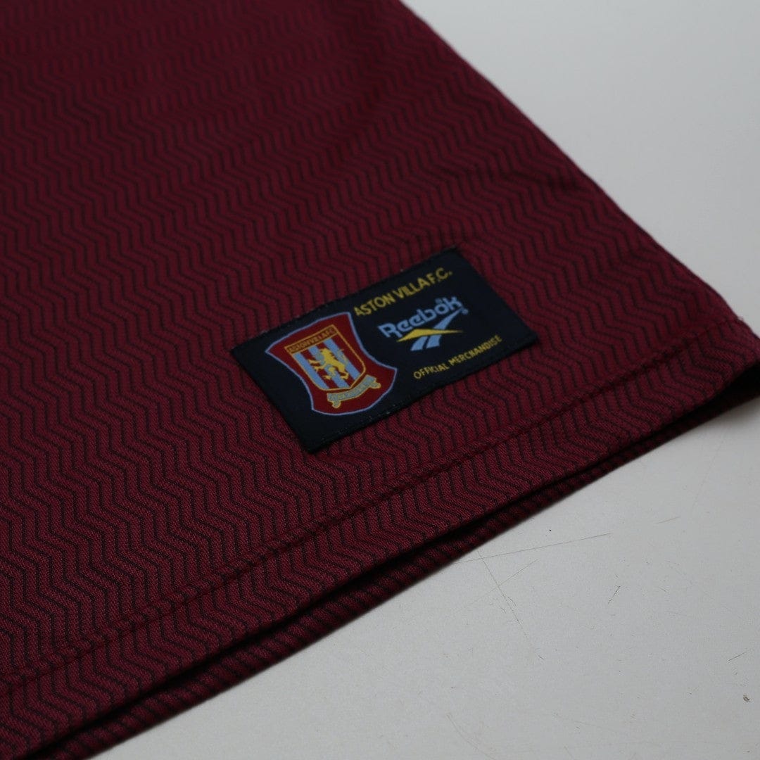 1997/98 Milosevic #9 Aston Villa Vintage Reebok Home Football Shirt (XL)