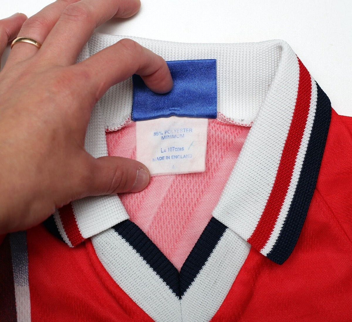 1997/98 NORWAY Vintage Umbro Home Football Shirt Jersey (L)