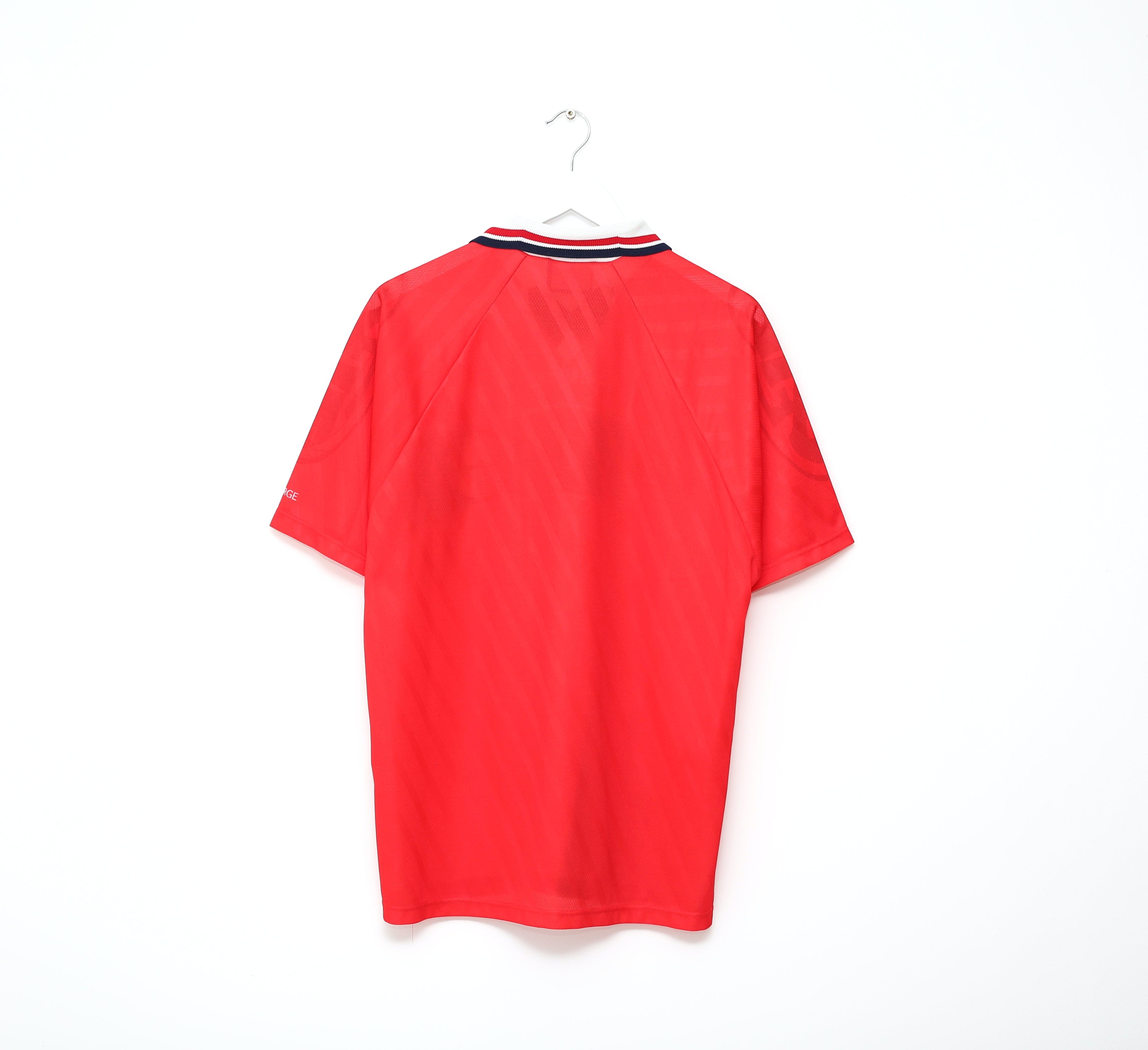 1997/98 NORWAY Vintage Umbro Home Football Shirt Jersey (L