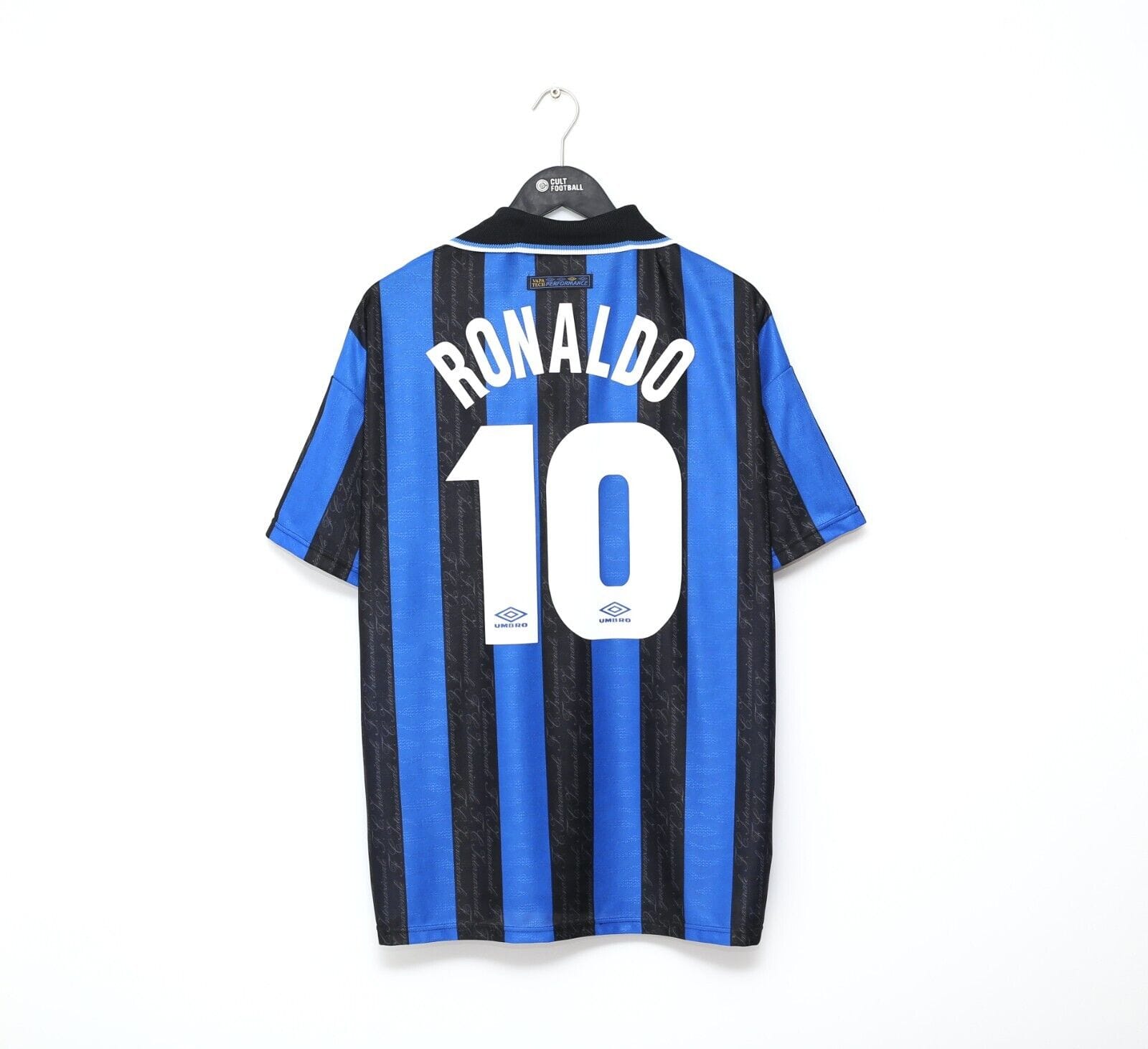 UMBRO Inter Milan Home Jersey 1997-98 Ronaldo #10 Blue Black