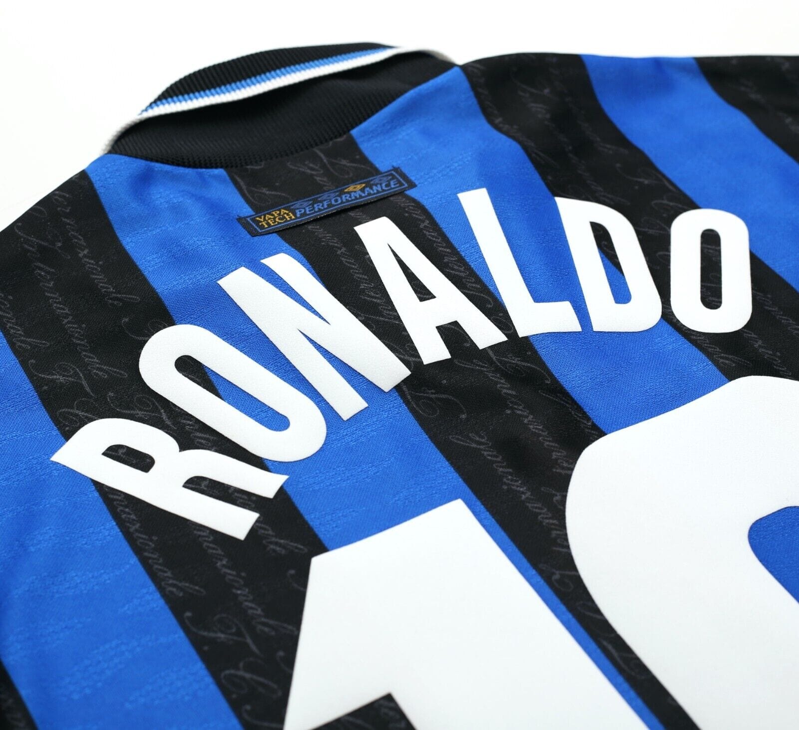 1997/98 RONALDO #10 Inter Milan Vintage Umbro Home Football Away Shirt (L)