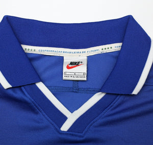 1997/98 RONALDO #9 Brazil Vintage Nike Away Football Shirt (L) Copa America 1997
