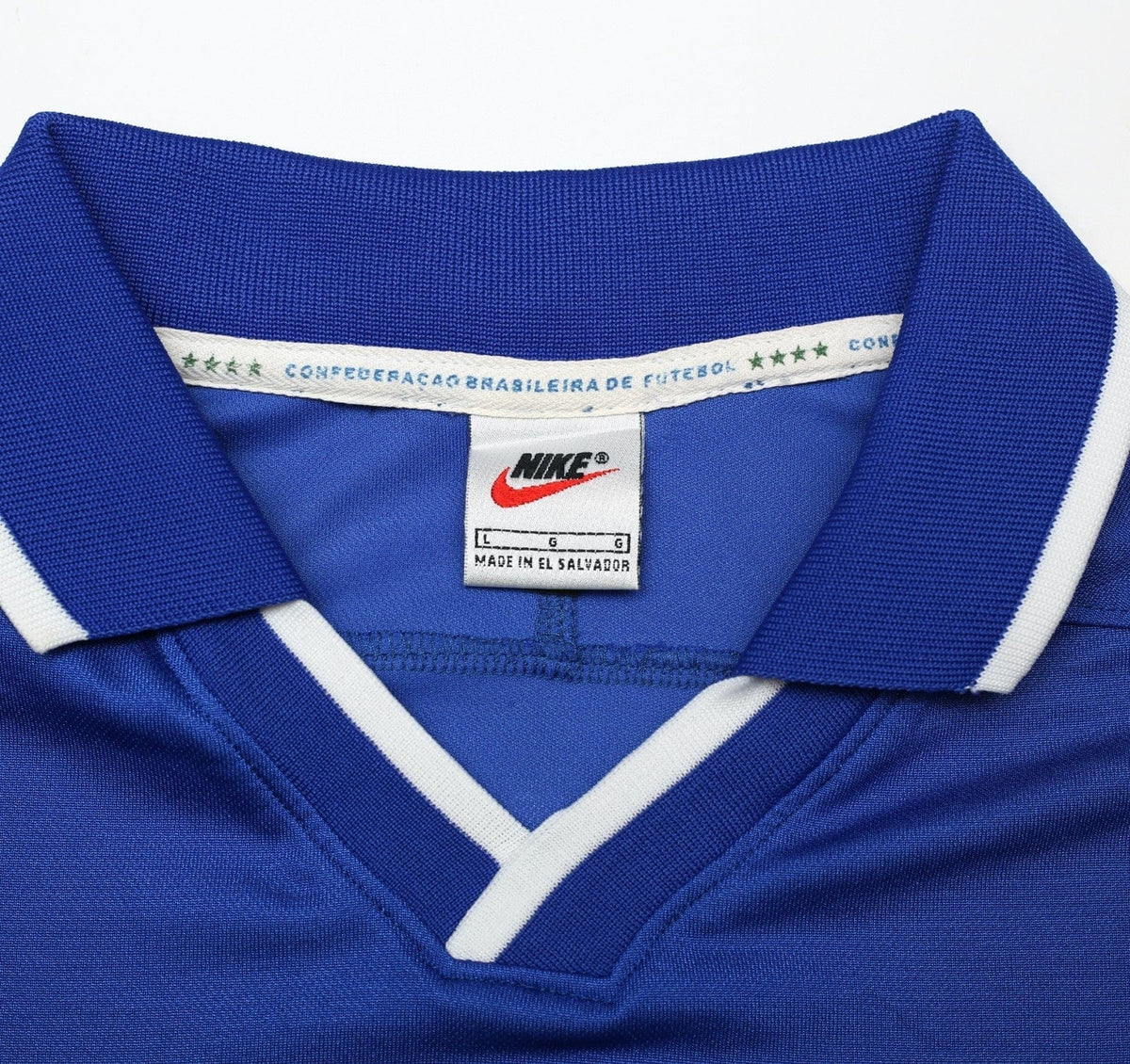 1997/98 RONALDO #9 Brazil Vintage Nike Away Football Shirt (L) Copa America 1997