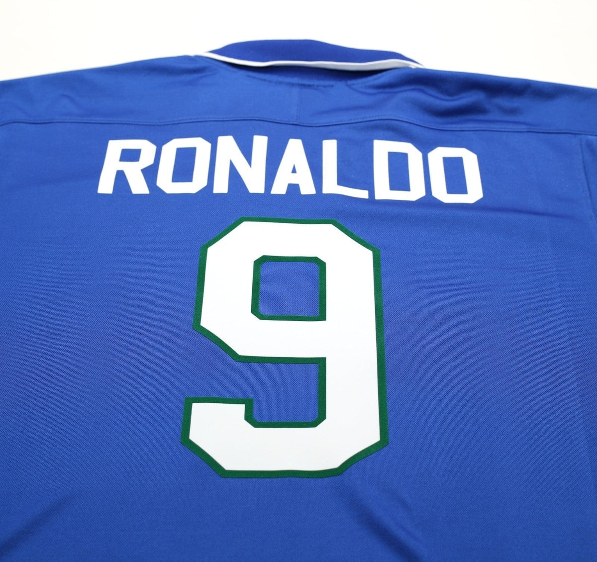 1997/98 RONALDO #9 Brazil Vintage Nike Away Football Shirt (L) Copa America 1997