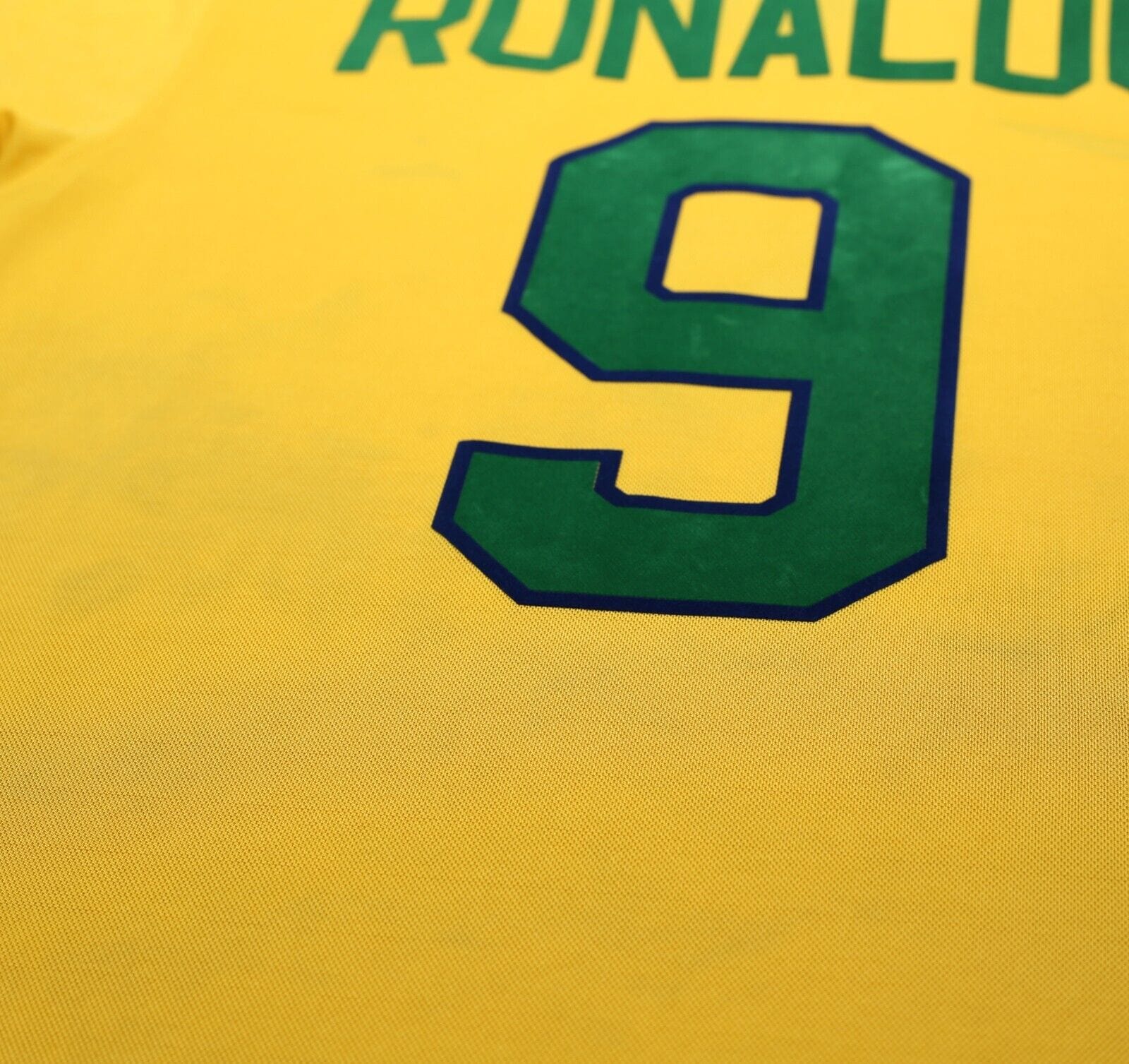 1997/98 RONALDO #9 Brazil Vintage Nike Home Football Shirt (S) Le Tournoi