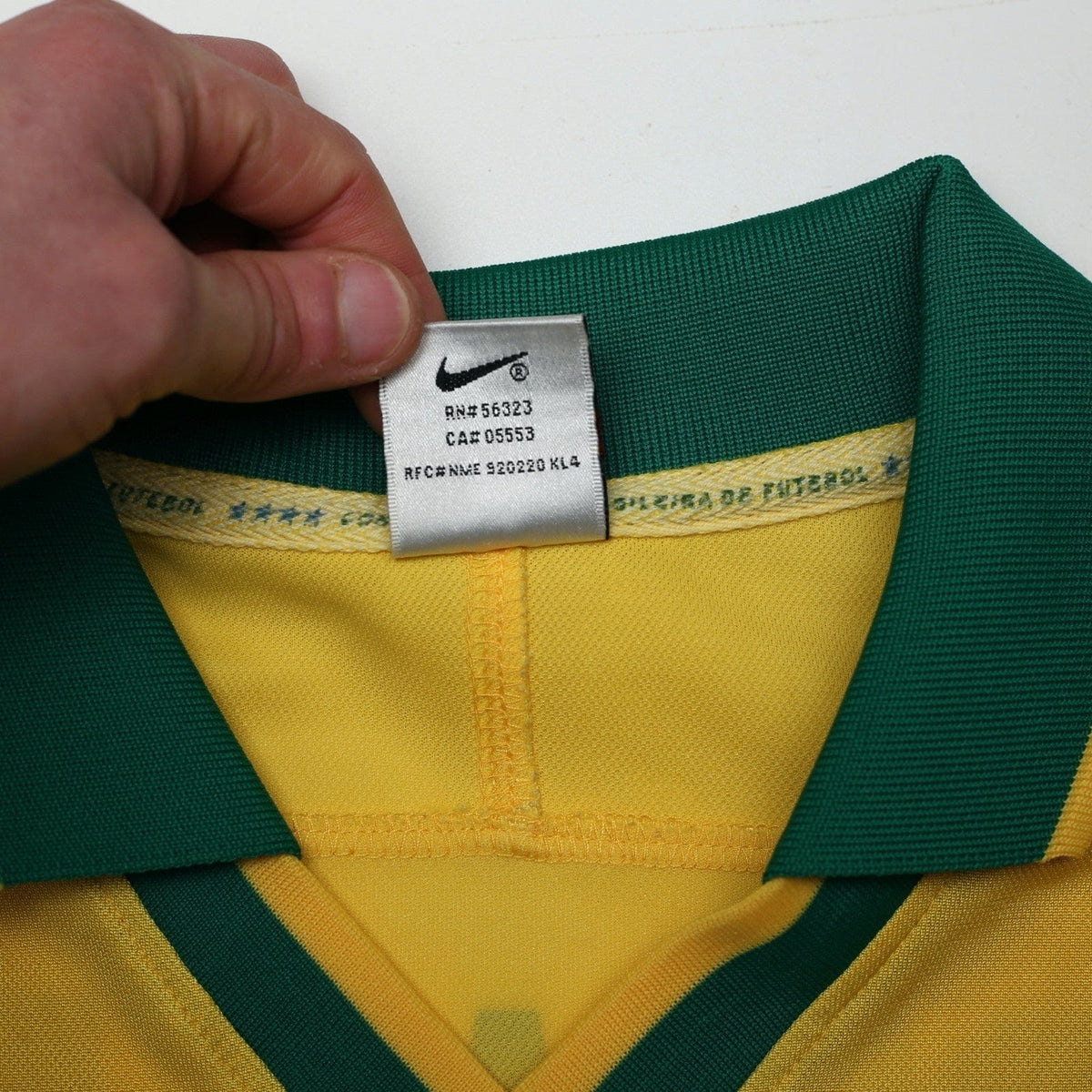 1997/98 Ronaldo #9 Brazil Vintage Nike Home Football Shirt (XL) Le Tournoi