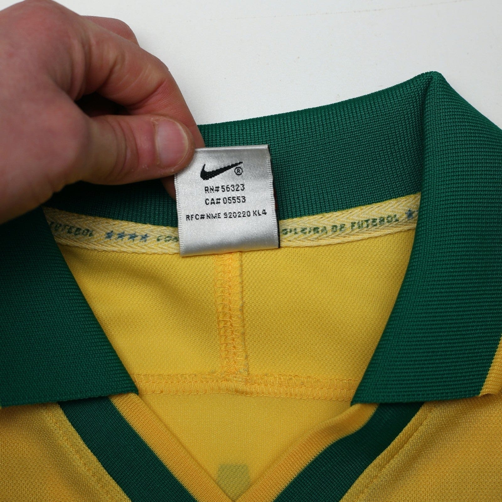 1997/98 Ronaldo #9 Brazil Vintage Nike Home Football Shirt (XL) Le Tournoi