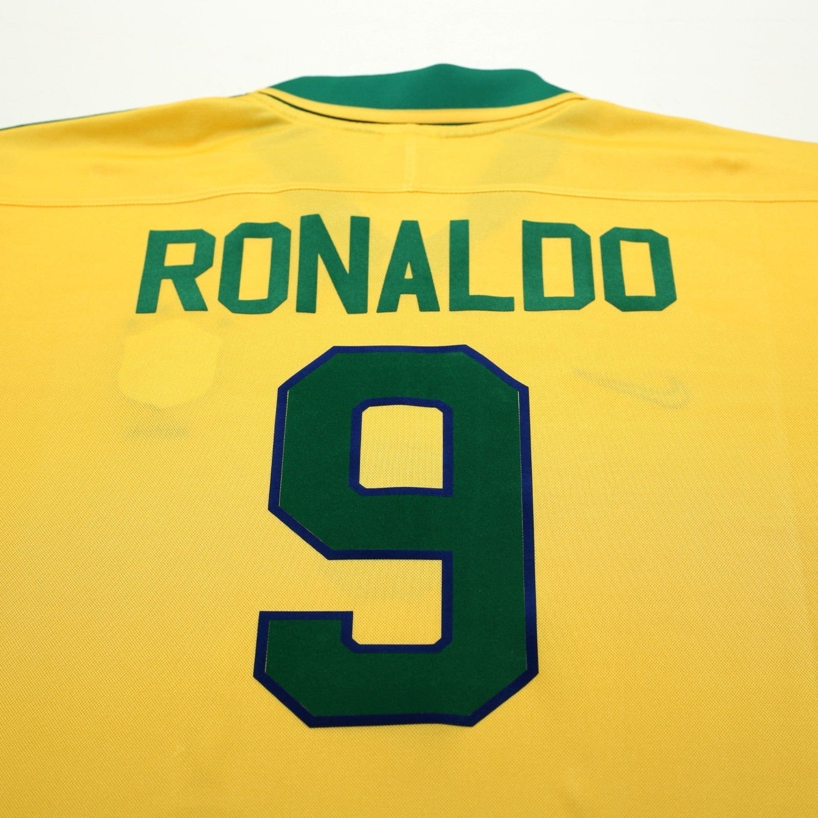 1997/98 Ronaldo #9 Brazil Vintage Nike Home Football Shirt (XL) Le Tournoi