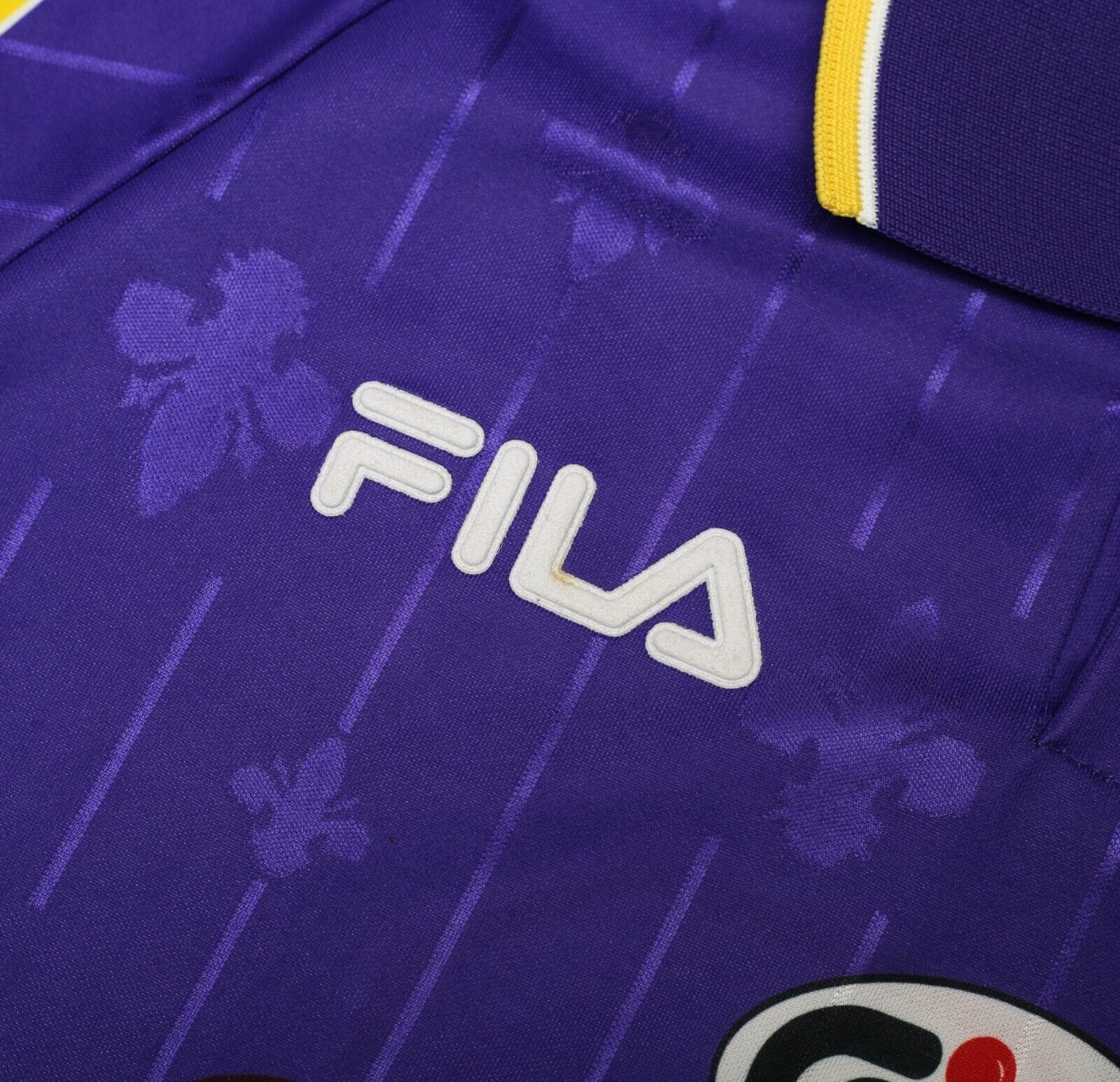 1997/98 RUI COSTA #10 Fiorentina Vintage FILA Home Football Shirt (L) Nintendo