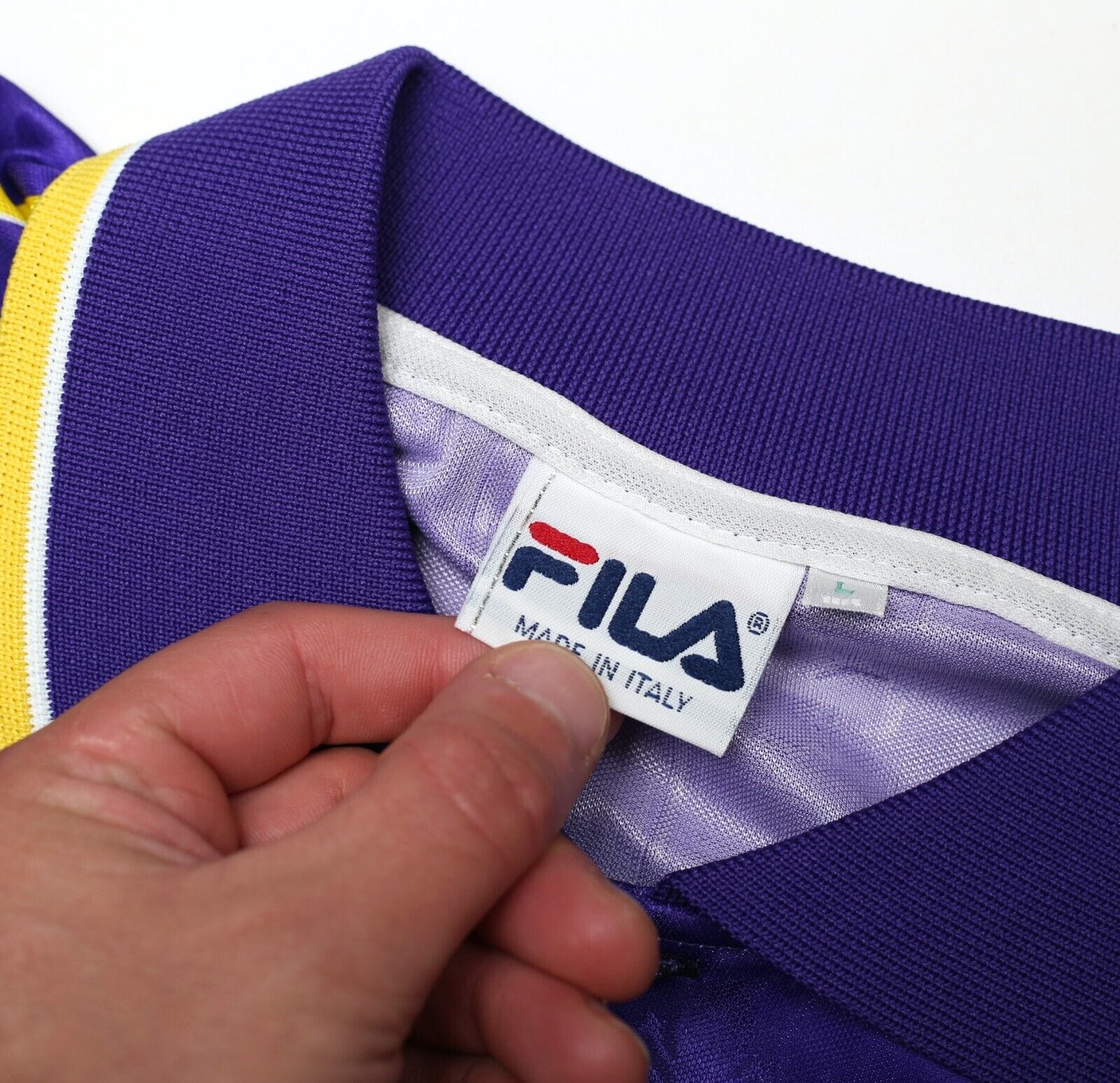 1997/98 RUI COSTA #10 Fiorentina Vintage FILA Home Football Shirt (L) Nintendo