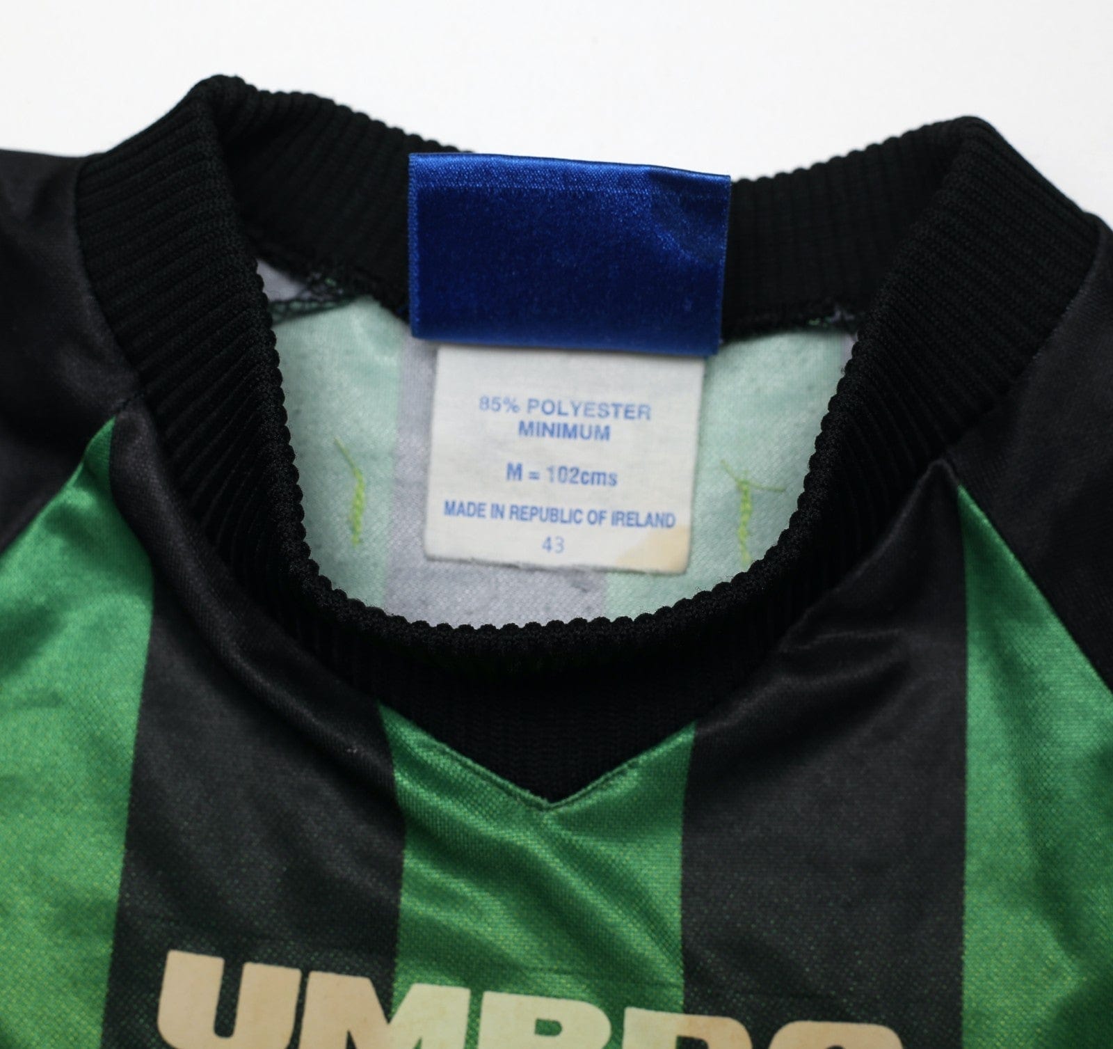 1997/98 SCHMEICHEL #1 Manchester United Vintage Umbro GK Football Shirt (M)