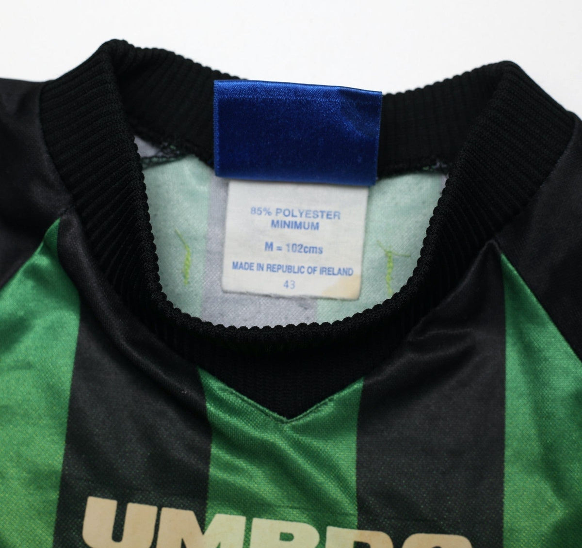 1997/98 SCHMEICHEL #1 Manchester United Vintage Umbro GK Football Shirt (M)