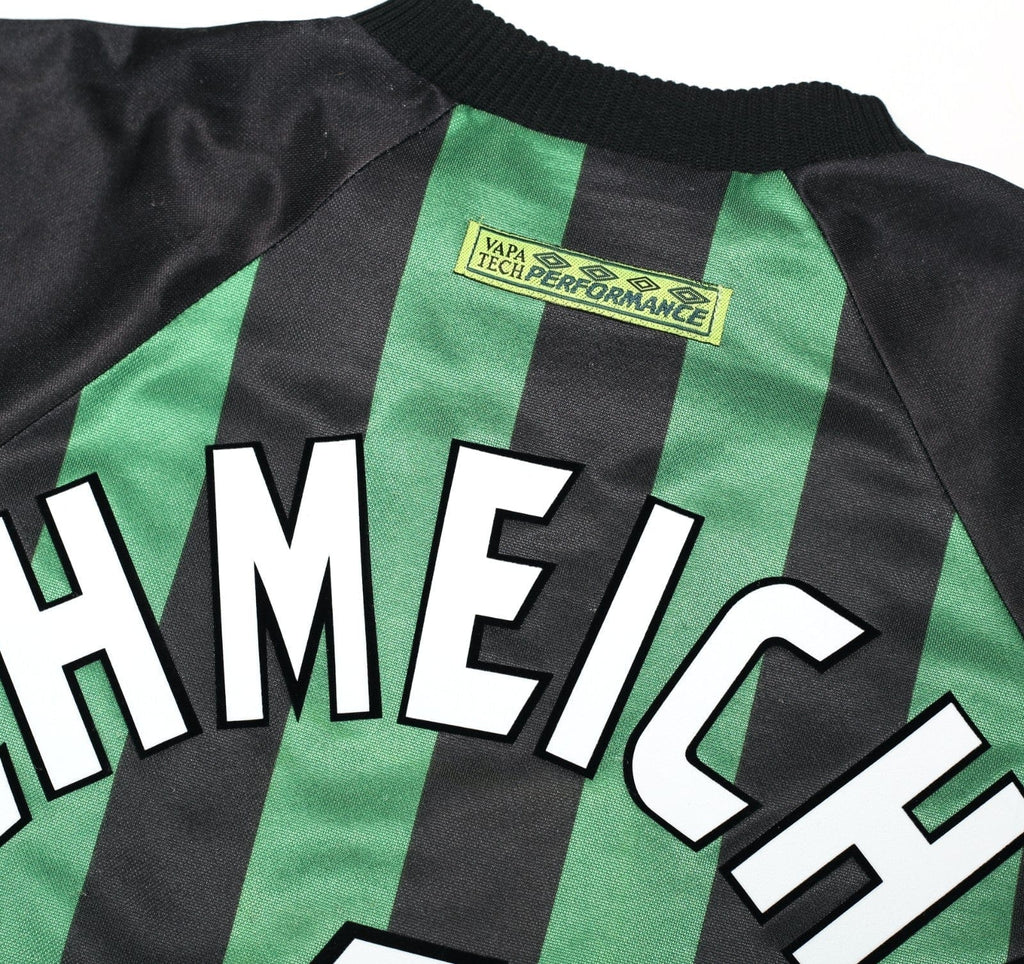 1997/98 SCHMEICHEL #1 Manchester United Vintage Umbro GK Football Shirt (M)