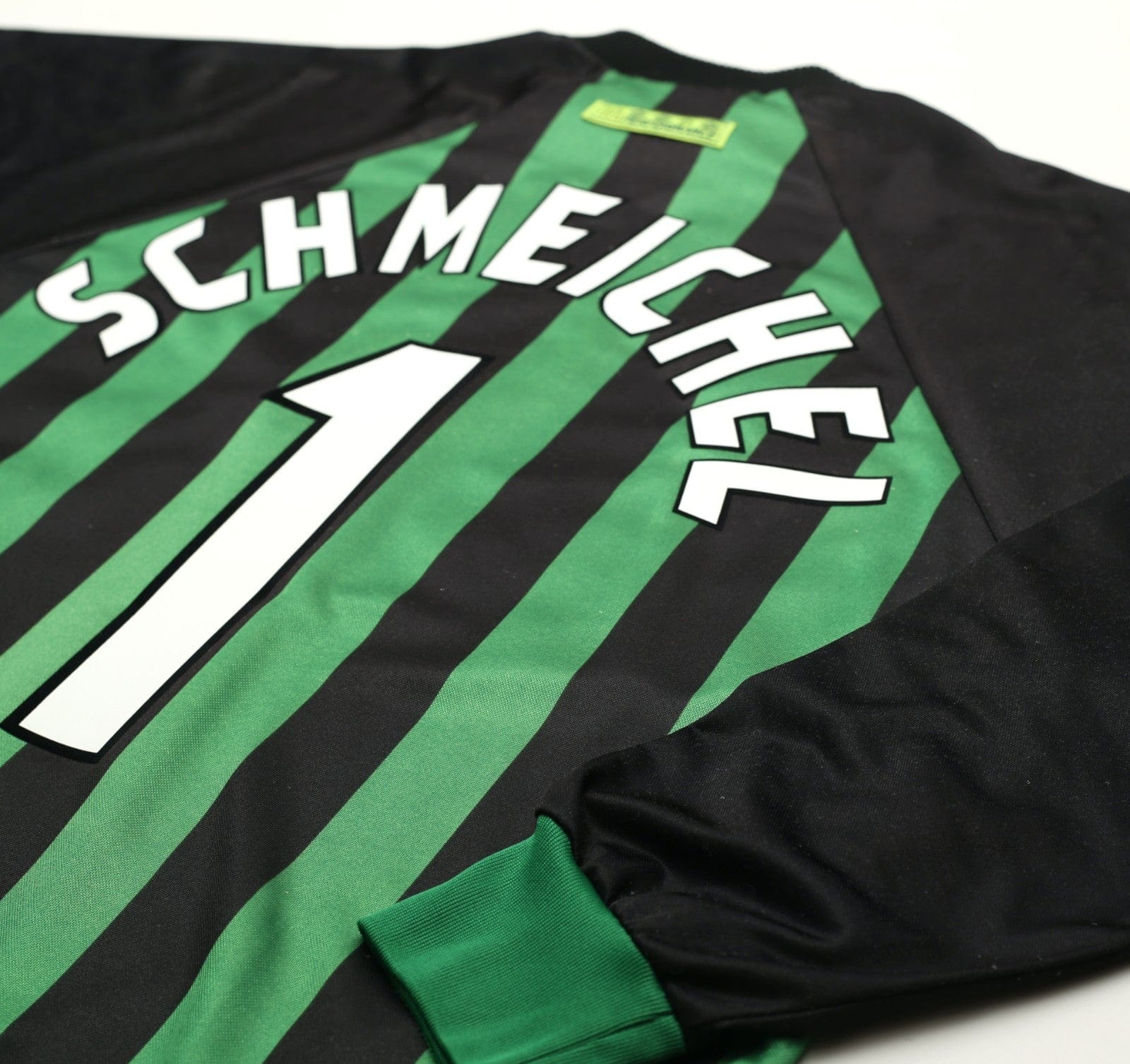 1997/98 SCHMEICHEL #1 Manchester United Vintage Umbro GK Football Shirt (M)