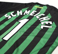 1997/98 SCHMEICHEL #1 Manchester United Vintage Umbro GK Football Shirt (M)