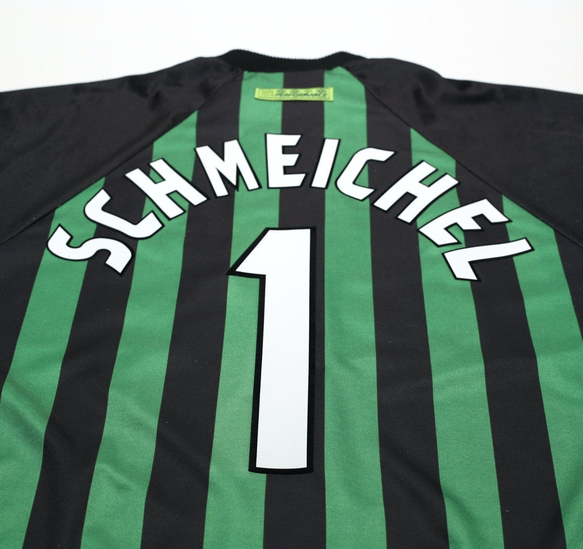 1997/98 SCHMEICHEL #1 Manchester United Vintage Umbro GK Football Shirt (M)