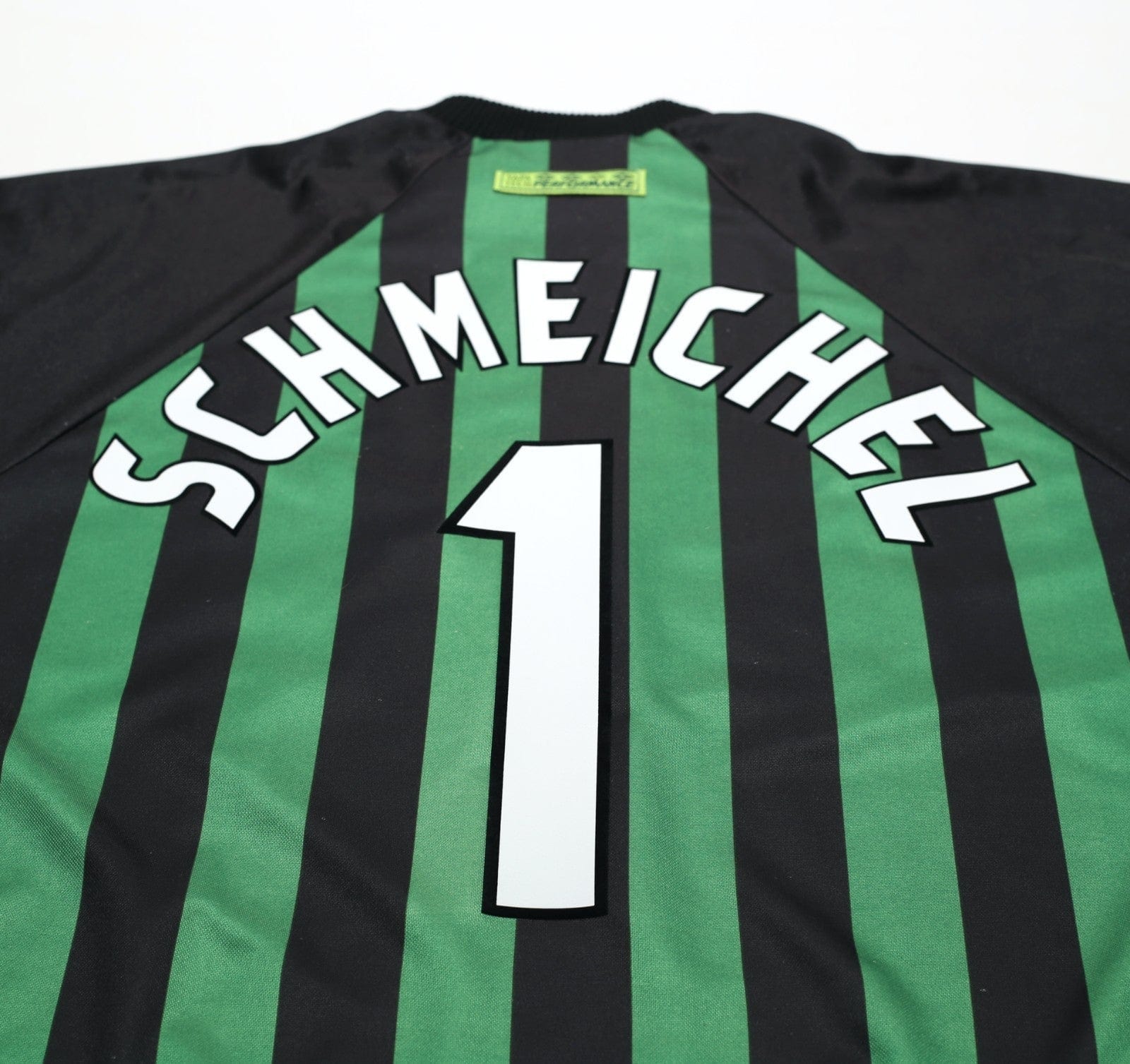 1997/98 SCHMEICHEL #1 Manchester United Vintage Umbro GK Football Shirt (M)