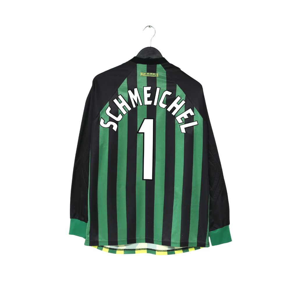 1997/98 SCHMEICHEL #1 Manchester United Vintage Umbro GK Football Shirt (M)