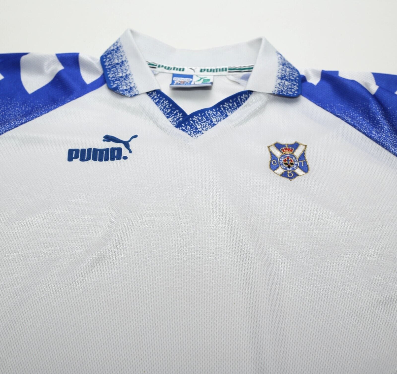 1997/98 TENERIFE Vintage PUMA Home Football Shirt Jersey (XL) 75th Anniversary