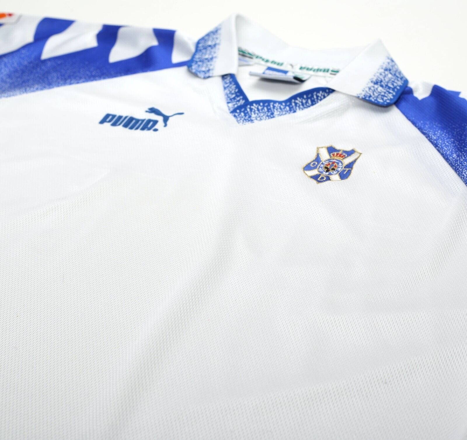 1997/98 TENERIFE Vintage PUMA Home Football Shirt Jersey (XL) 75th Anniversary