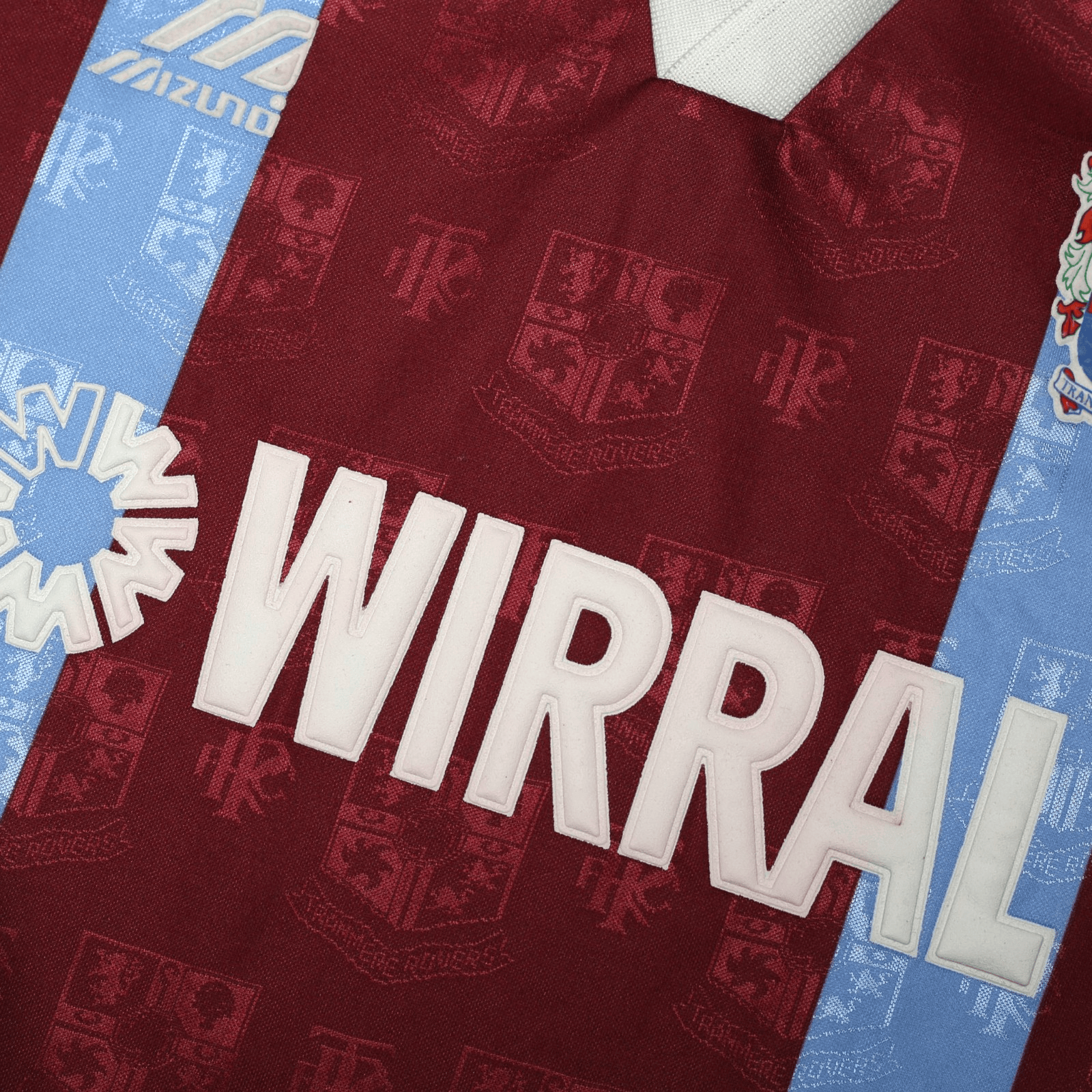 1997/98 Tranmere Rovers Vintage Mizuno Away Football Shirt (S) 34/36