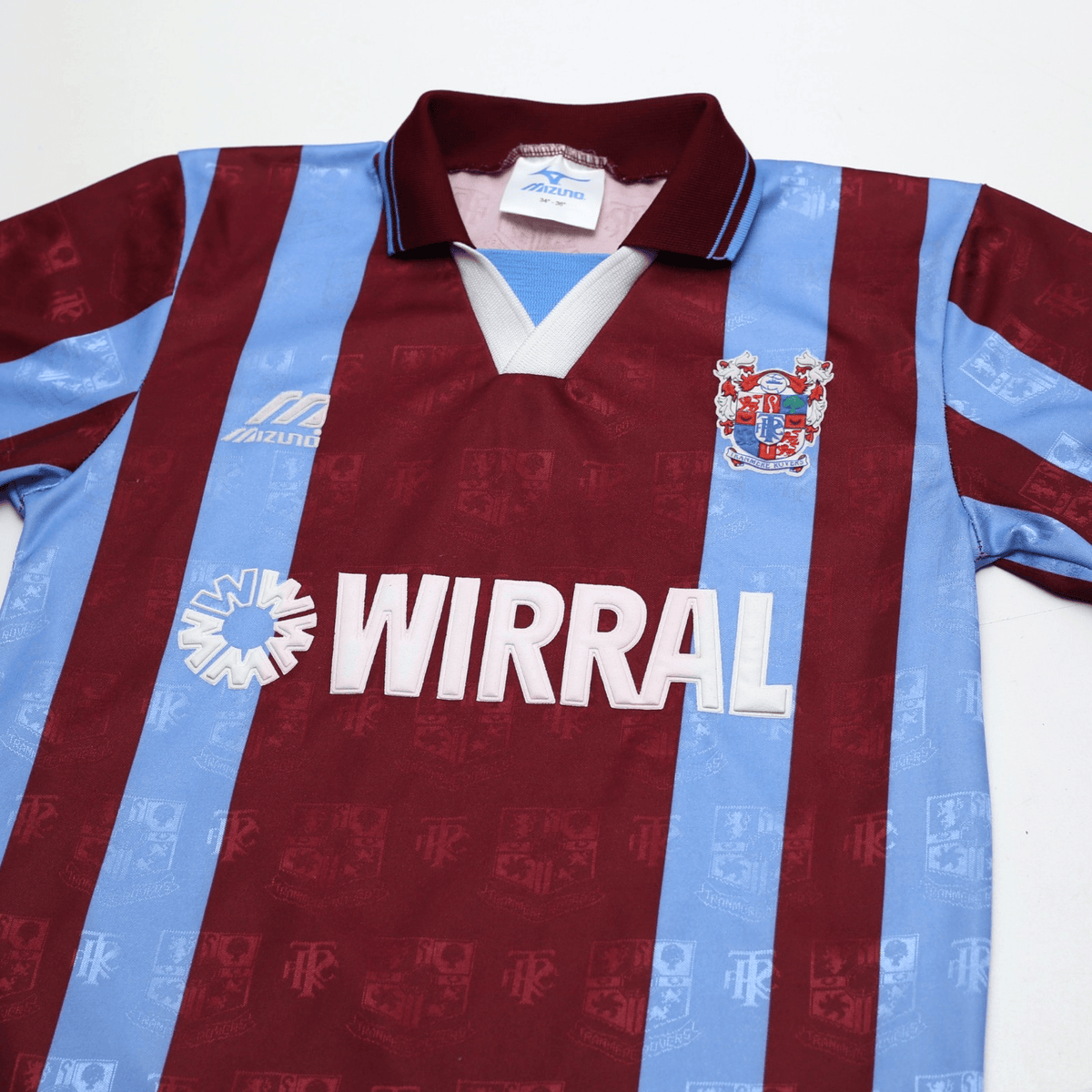 1997/98 Tranmere Rovers Vintage Mizuno Away Football Shirt (S) 34/36
