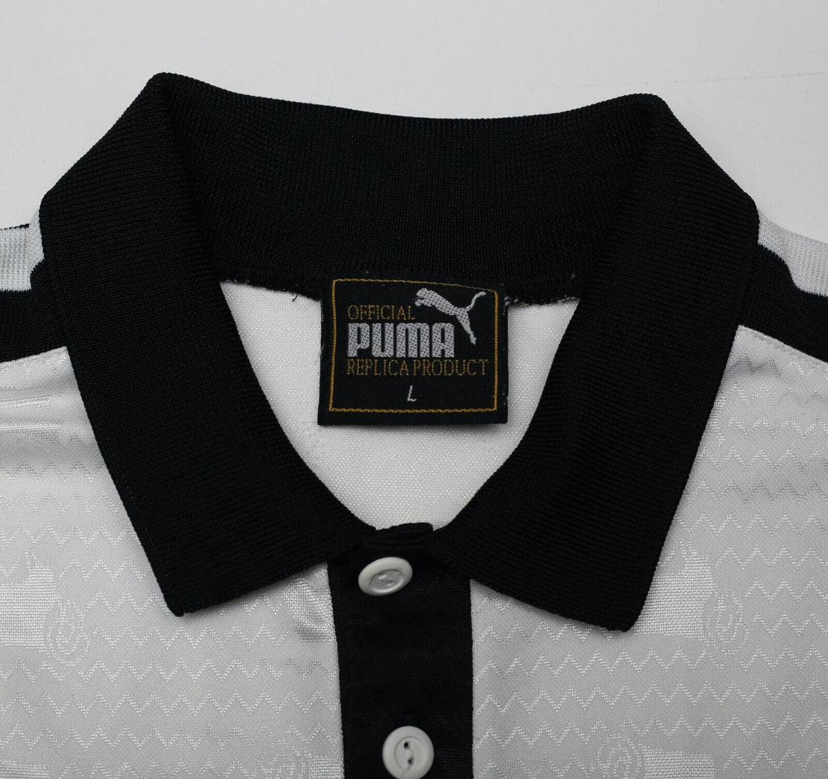 1997/98 WANCHOPE #9 Derby County Vintage PUMA Home Football Shirt (L)