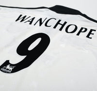 1997/98 WANCHOPE #9 Derby County Vintage PUMA Home Football Shirt (L)
