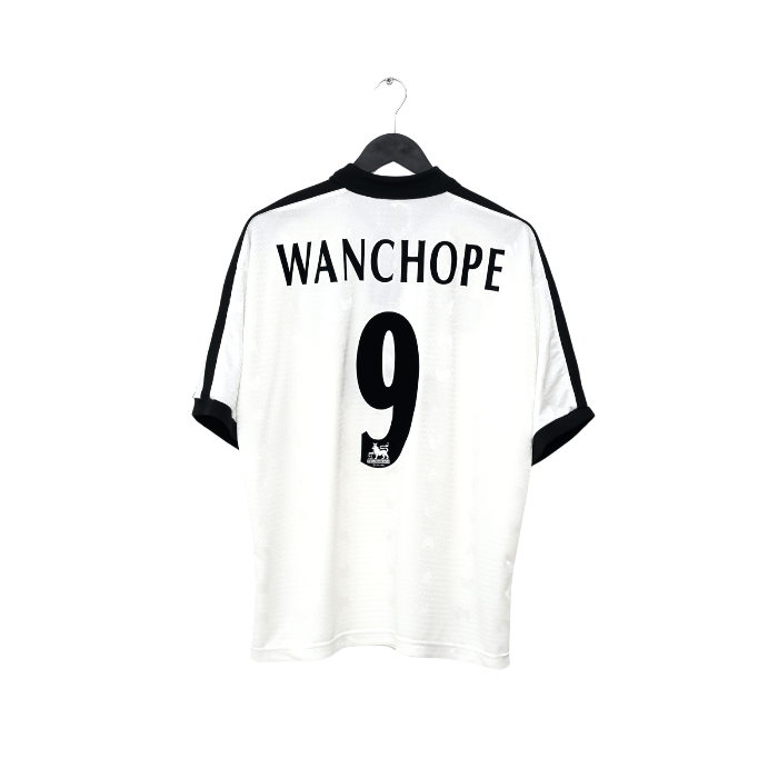 1997/98 WANCHOPE #9 Derby County Vintage PUMA Home Football Shirt (L)