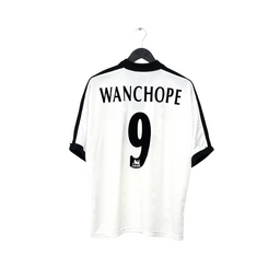 1997/98 WANCHOPE #9 Derby County Vintage PUMA Home Football Shirt (L)