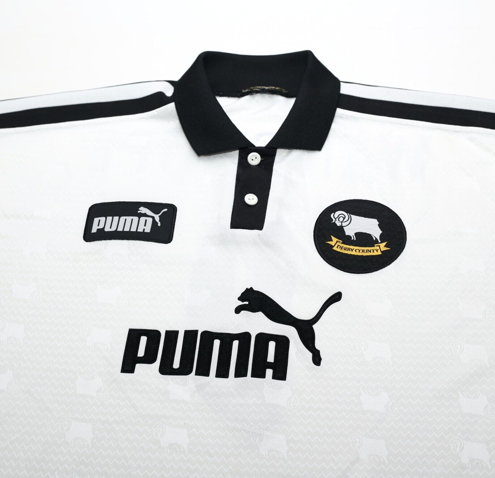 1997/98 WANCHOPE #9 Derby County Vintage PUMA Home Football Shirt (XXL)