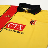 1997/98 Watford Vintage Mizuno Home Football Shirt (M) 38/40