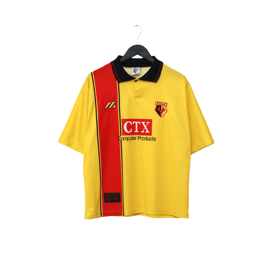 1997/98 Watford Vintage Mizuno Home Football Shirt (M) 38/40