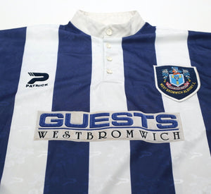 1997/98 WEST BROM Vintage Patrick Home Football Shirt Jersey (S) 34/36