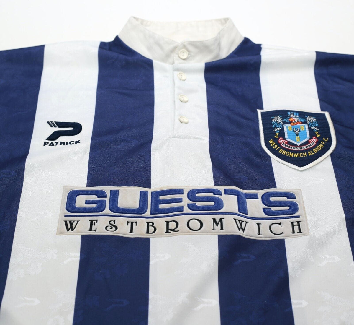 1997/98 WEST BROM Vintage Patrick Home Football Shirt Jersey (S) 34/36