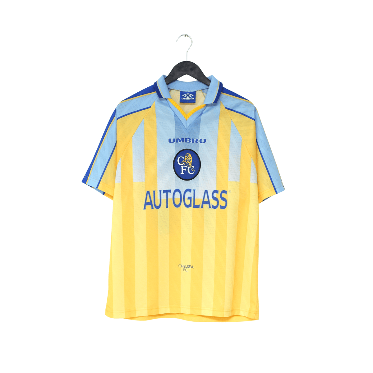 1997/98 ZOLA #25 Chelsea Vintage Umbro Away Football Shirt (L)