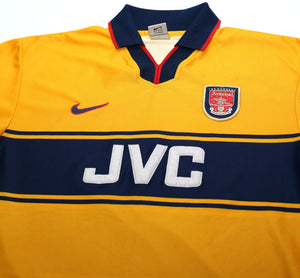 1997/99 ANELKA #9 Arsenal Nike Away Football Shirt (L)