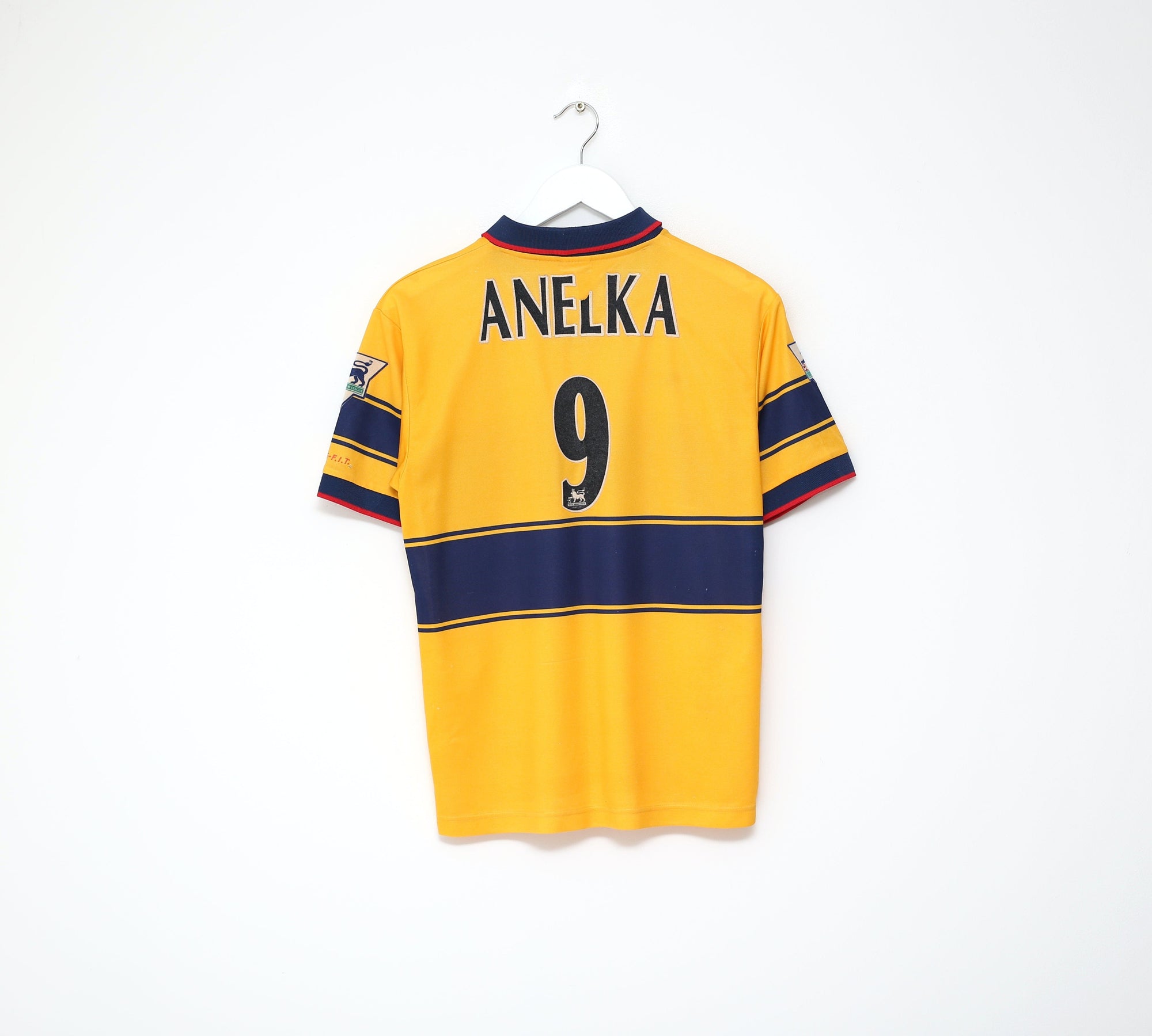 1997/99 ANELKA #9 Arsenal Nike Away Football Shirt (XLB)