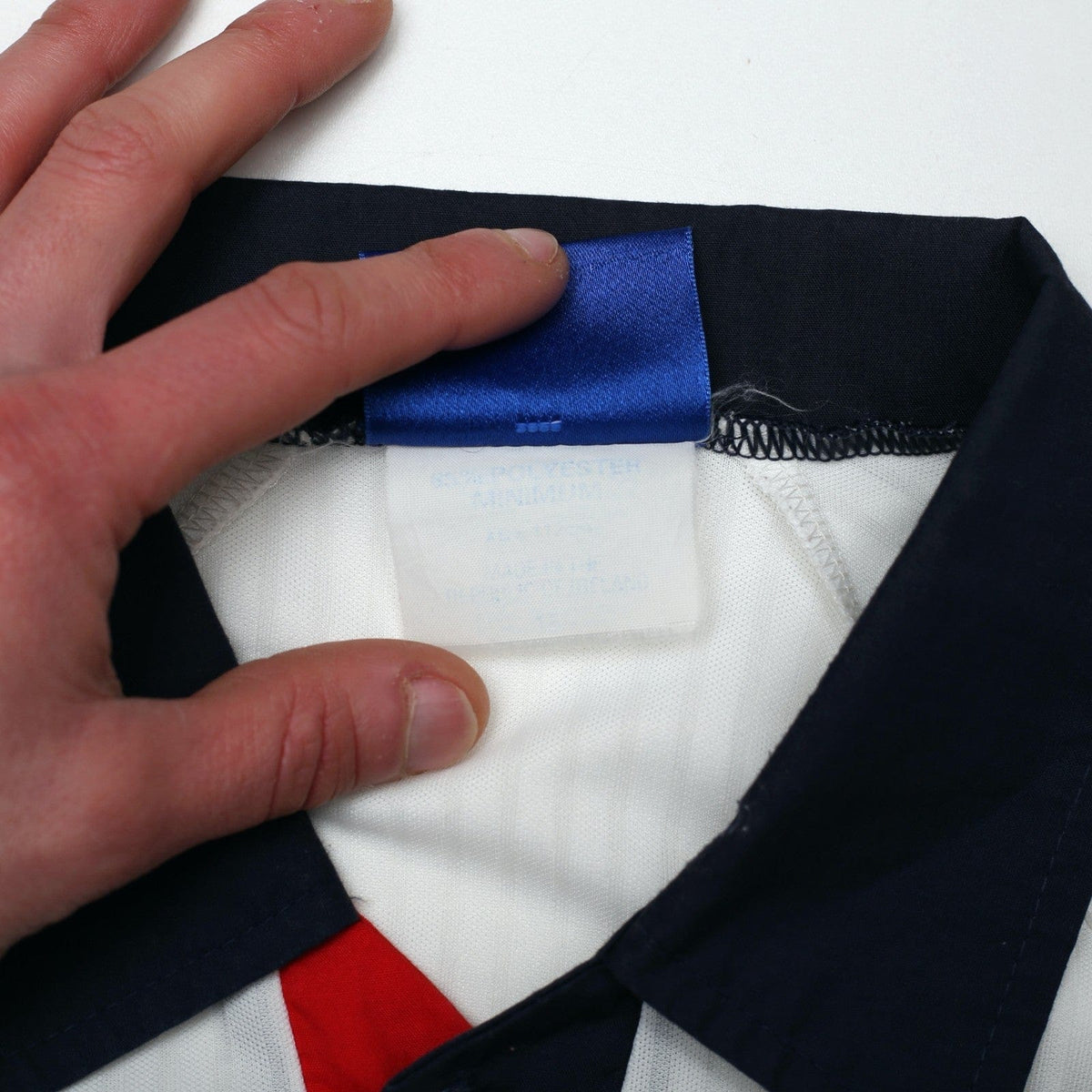 1997/99 Beckham #7 England Vintage Umbro Home Football Shirt (L/XL) WC 1998