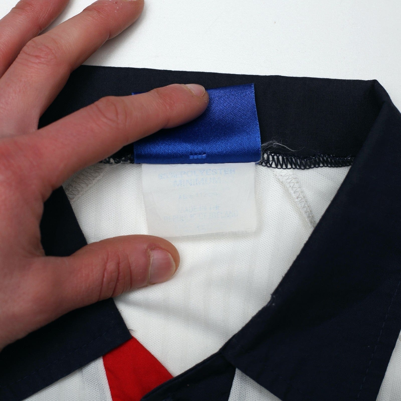 1997/99 Beckham #7 England Vintage Umbro Home Football Shirt (L/XL) WC 1998