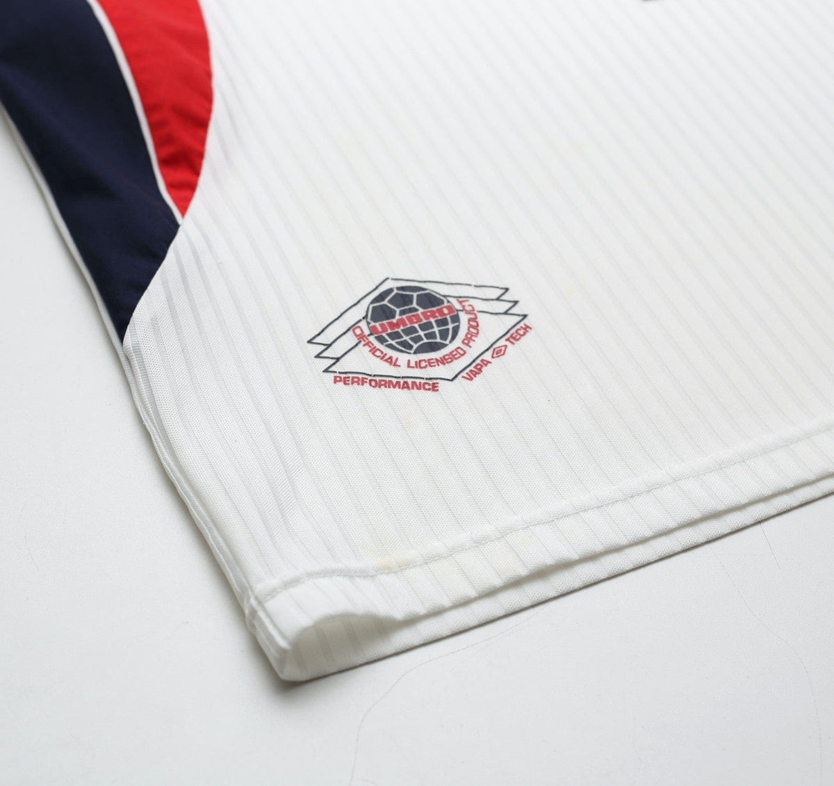 1997/99 BECKHAM #7 England Vintage Umbro Home Football Shirt (M/L) WC 1998