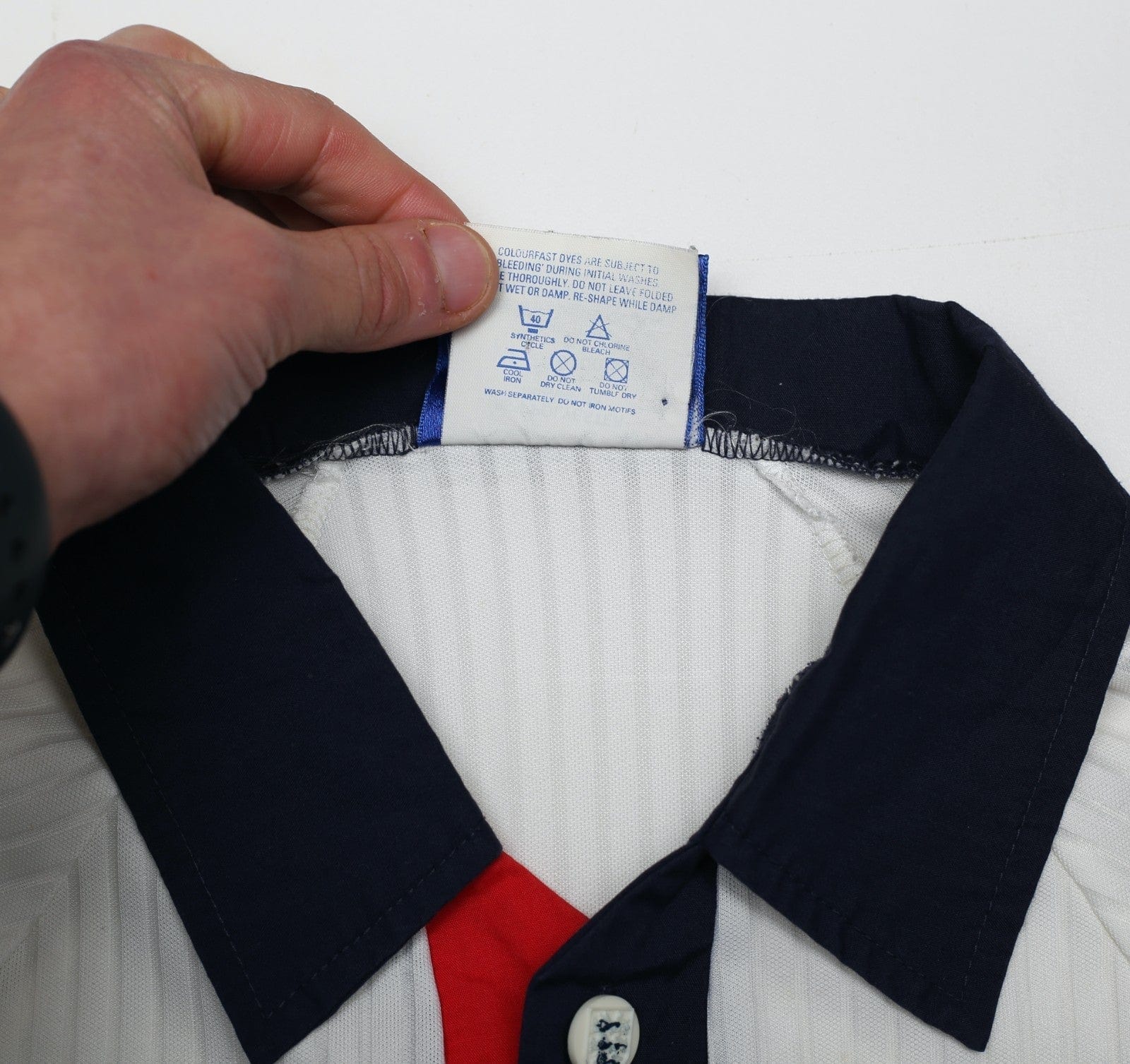 1997/99 BECKHAM #7 England Vintage Umbro Home Football Shirt (M/L) WC 1998