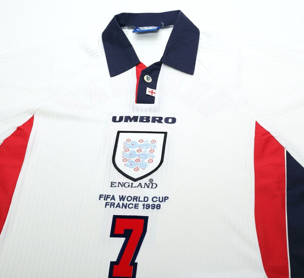2002-04 England Maillot extérieur Beckham #7 (XL 2002-04 England Maillot extérieur Beckham #7 (XL