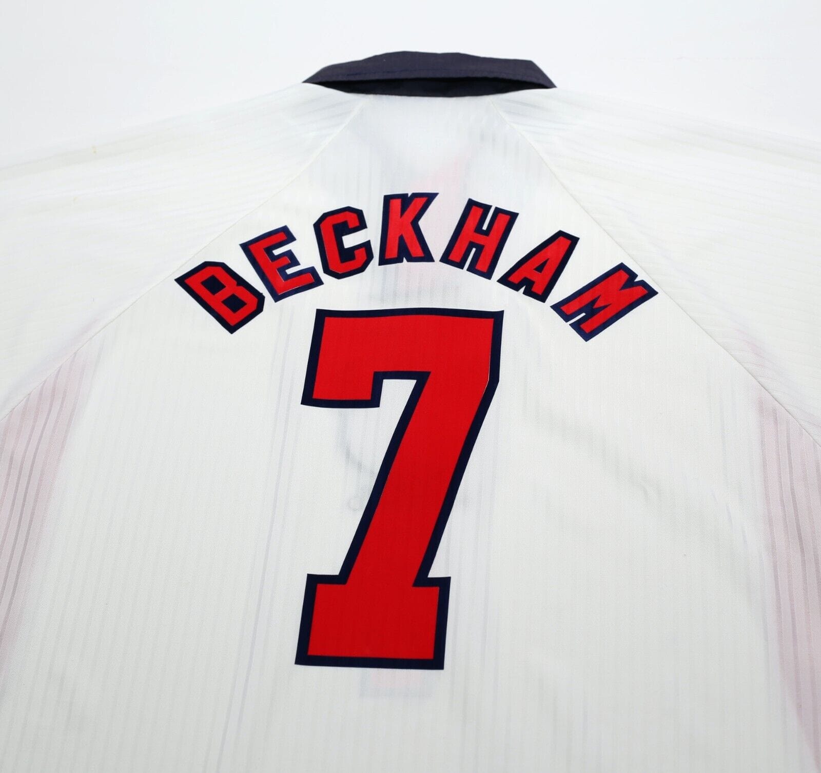 1997/99 BECKHAM #7 England Vintage Umbro Home Football Shirt (XXL