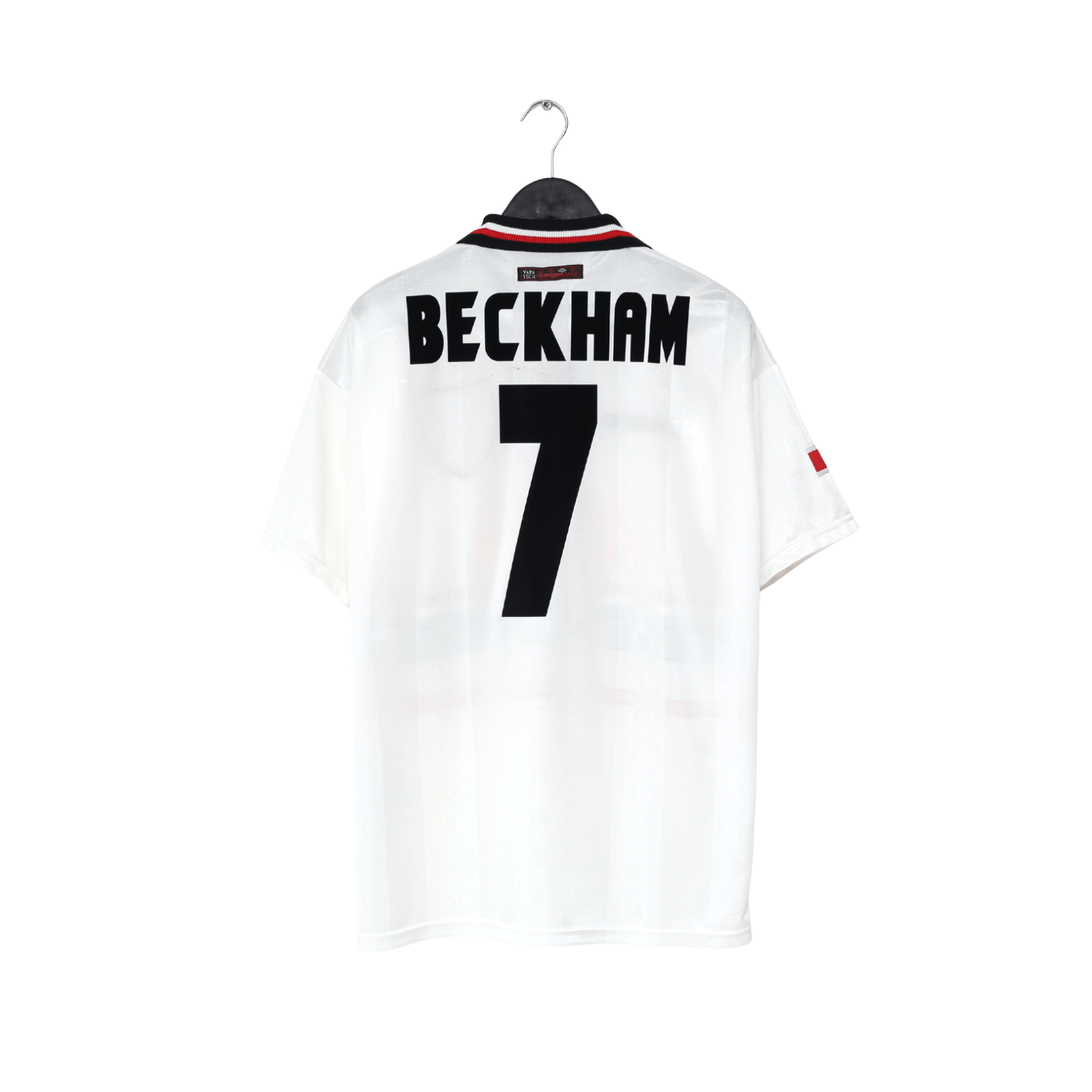 1997/99 BECKHAM #7 Manchester United Vintage Umbro Away Football Shirt (L)